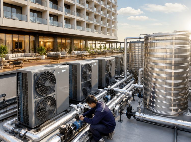 红河县商用空气能热水器